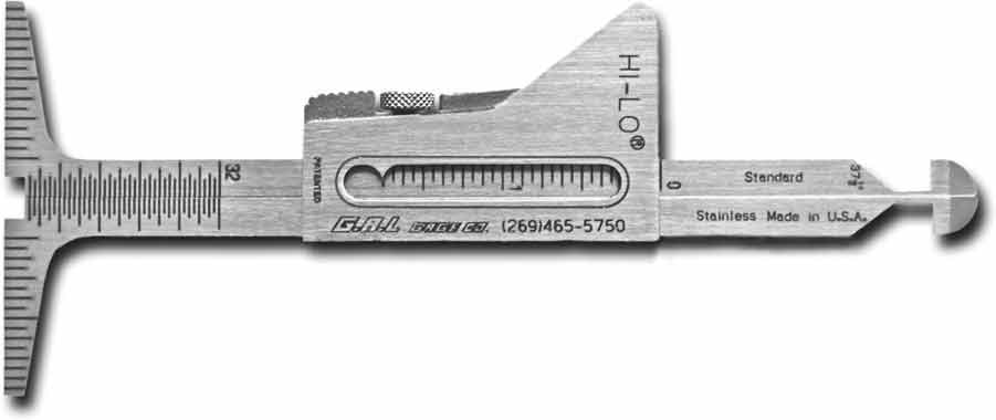 Co-link Stainless Steel HI-LO Welding Gauge Inch&Metric for Measurement of Pi... 