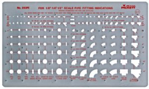 Pipe Fitter Indicating Template