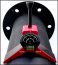 Flange Wizard Medium Magnetic Centering Head on pipe