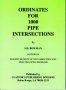 Ordinates for 1,000 Pipe Intersections